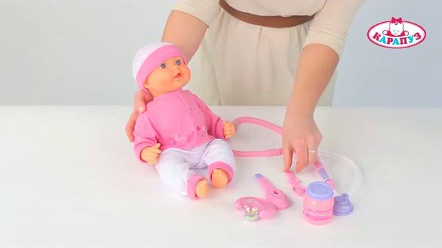 Пупс с набором доктора ТМ Карапуз смотреть онлайн