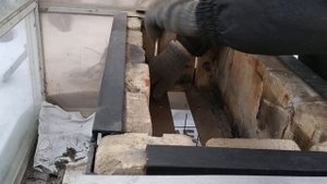 Кирпичный мангал в железной раме. Самый лучший!