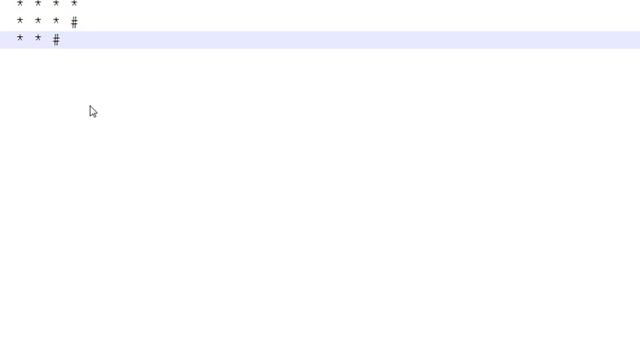Object Oriented Programming Java in Tamil - Pattern program