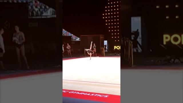 NIKOLOVA Stiliana - Podium Training ? European RG Championships  2023 Baku - Short