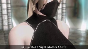 【Skyrim Mod】Night Mother Outfit ｜ PC ｜ スカイリム Armor Mod