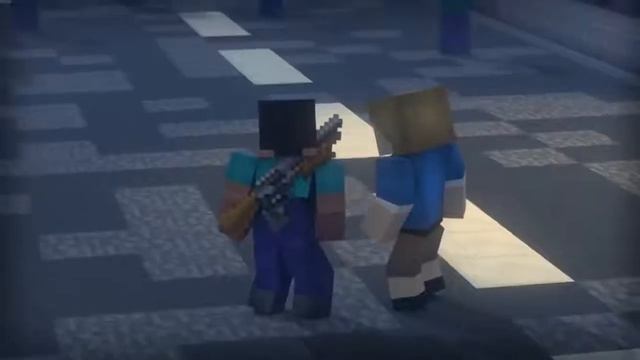 Майнкрафт анимация Blocking Dead: полная анимация (Minecraft Animation) [Hypixel]