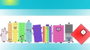 Numberblocks band 10,20,30,40,50 to 100