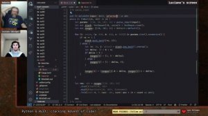 ? Rust vs ? Python: Advent of code in Rust - solving days 24 & 25/2021 (Twitch Live 2022-10-10)