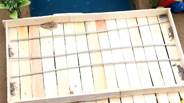 diy tractor making science project concrete bridge miniature tools || science projects
