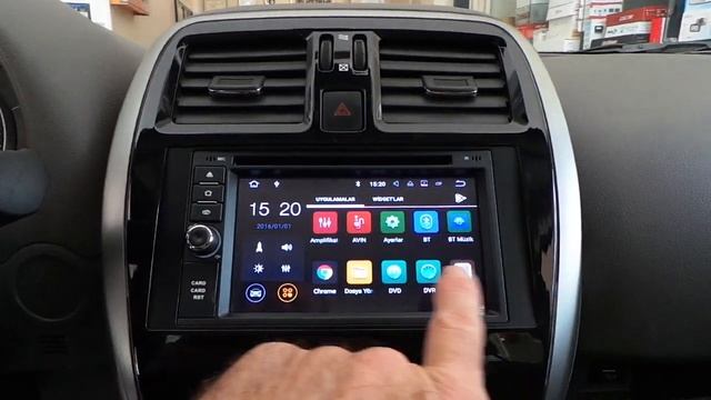 Nissan micra oem android multimedya navigasyon geri ve ön görüş kamera uygulaması смотреть онлайн