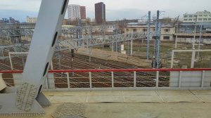 Митьково → Рижская, вид на север, МЦД3, 08.04.2024