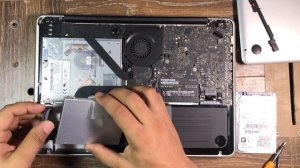 Macbook SSD Upgrade a1278 and HDD vs SSD Speed Comparison