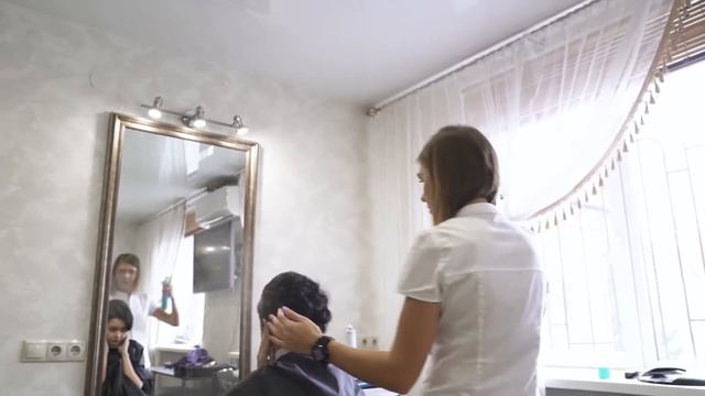 Прическа укладка. Салон красоты Мьюс смотреть онлайн