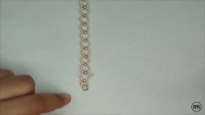 How to Make Seed Beads Bracelet with Pearl Beads | Beaded Bracelet Tutorial