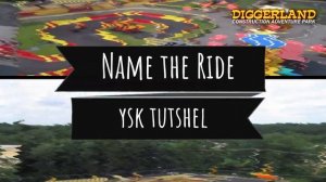 Diggerland Ride Word Scramble | Game 1 | Can You Name These 5 Rides? | Diggerland USA Theme Park NJ