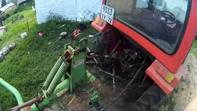 Ремонт и доработка граблей солнышко Турция. Усиление и дополнительное транспортное положение. смотреть онлайн