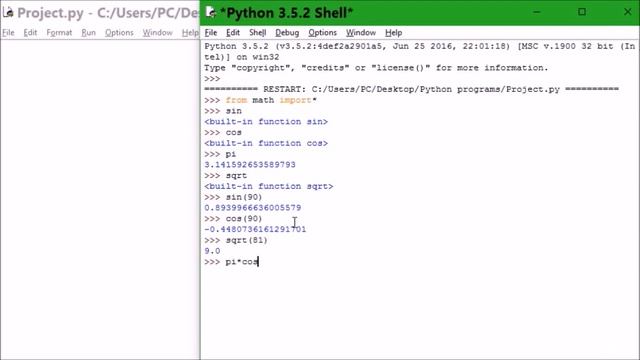 Understanding Python(Step by step guide for complete NOVICE) (5  Mathematical Functions)