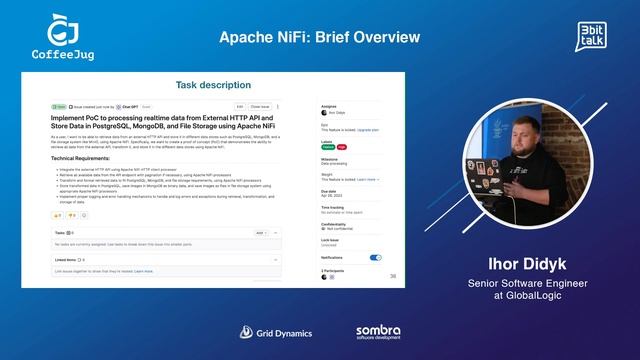 Apache NiFi: Brief Overview by Ihor Didyk | CoffeeJUG