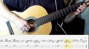 Фламенко на гитаре. Ноты 2. Испанская гитара для начинающих