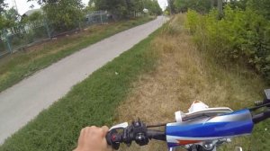 Пакатушка на питбаике KAYO TT 140сс . А он валът.