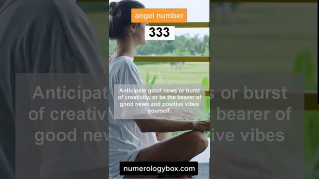 333 Angel Number Meaning | Do You Keep Seeing 333 | Numerology Box #short