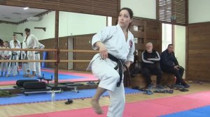 йоко гери кеаге (yoko geri keage) в аспекте ката