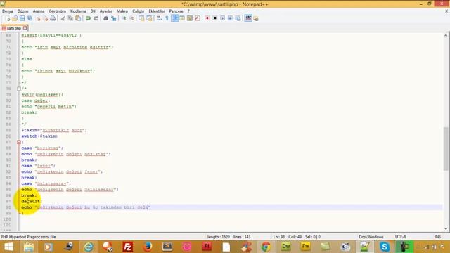 7. video PHP başlangıç dersleri SWITCH CASE deyimi kullanımı смотреть онлайн