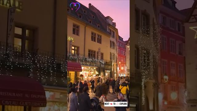 Enchanting Christmas in Strasbourg, France #travel #christmasmarkets #celebration Full Video Link ☝