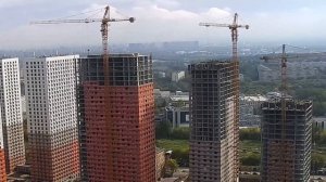 Краны ЛСР | Башенный кран EVERDIGM | Башенный кран LIEBHERR | ЖК Второй Нагатинский