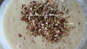 Пирог с шоколадом, абрикосами и грецкими орехами