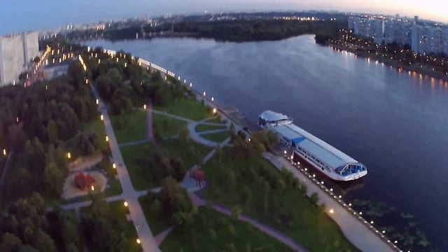 Проверка съемки в сумерках Hubsan H501s смотреть онлайн