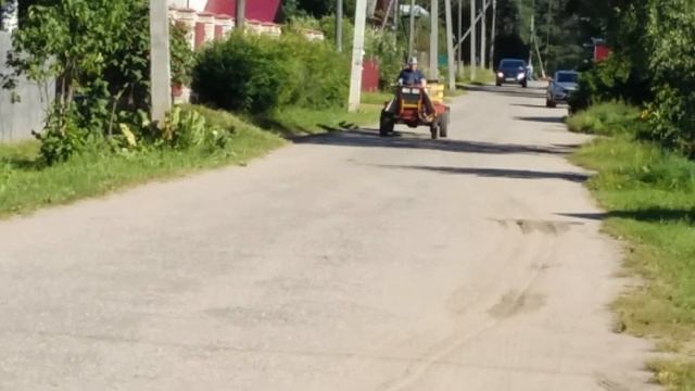 Самодельный мототрактор.