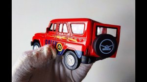 Про машинки. Распаковка и обзор модельки машины УАЗ Хантер / UAZ Hunter.