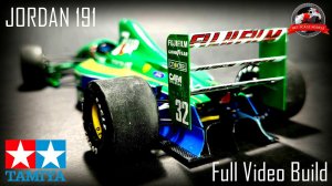 Building the iconic Jordan 191 F1 Tamiya 1/20 | Full Video Build