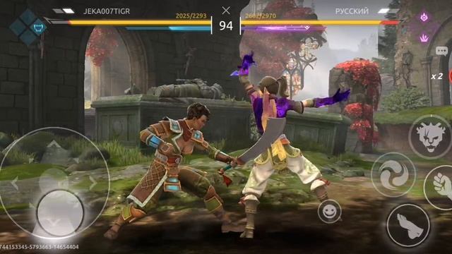Shadow Fight 4 Arena. Играем за Юкку и Шейд.
