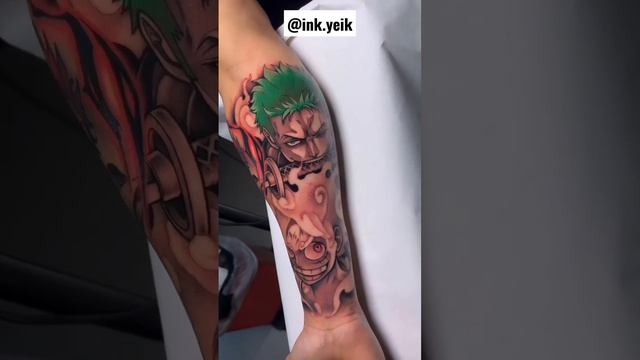 ?ANIME TATTOO? by @ink.yeik #shorts