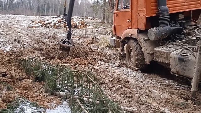 новая делянка!!! строим дороги!!! #Лесовозы