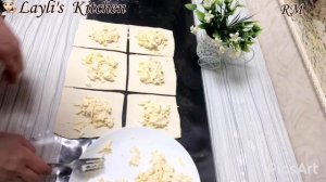 Хачапури из бездрожжевого слоеного теста; Xacapuri