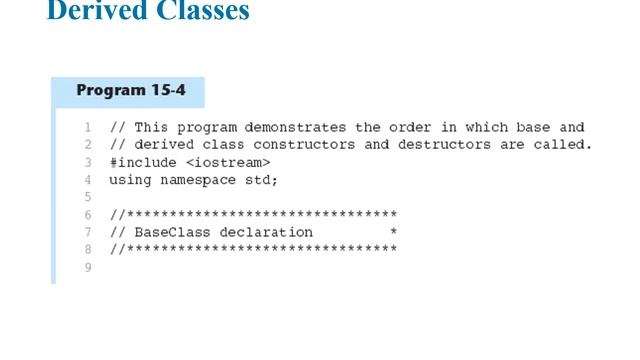 Gaddis C++ Chapter 15 -- Inheritance and Polymorphism