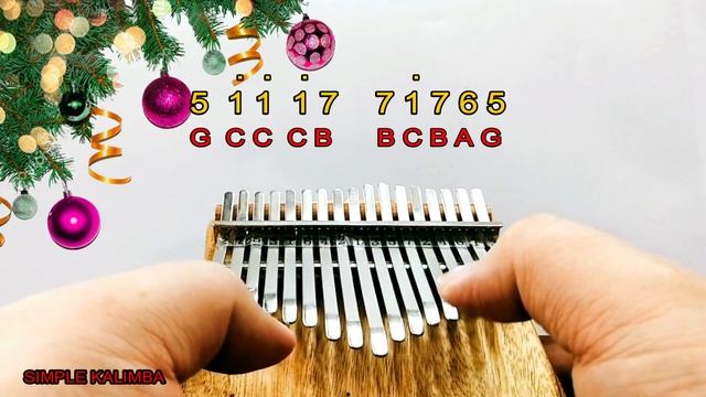 We Wish You A Merry Christmas •Kalimba with Easy Tab•