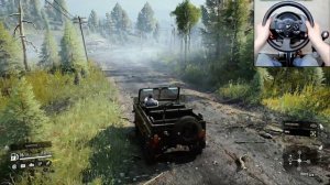 SnowRunner | UAZ-469 Soviet SUV | Steering Wheel + Shifter | FreeRoam