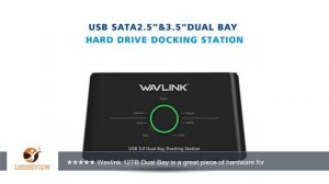 Wavlink USB 3.0 to SATA Dual-Bay Hard Drive Docking Station with For 2.5 inch/3.5 inch HDD,SSD with