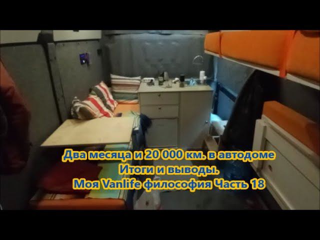 Два месяца и 20 000 км. в автодоме. Итоги и выводы. Моя Vanlife философия Часть 18 смотреть онлайн