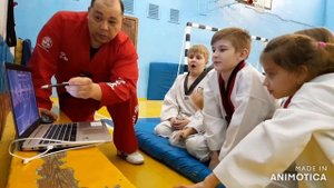 ставим базовую технику белым поясам #taekwondo #тхэквондо