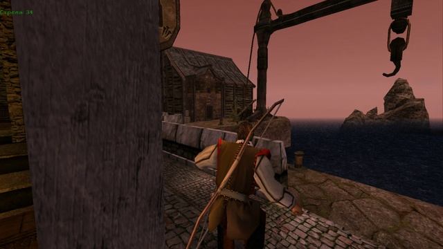 Gothic 2 Legend of Ahssun(Легенда Ахссуна)Часть 15.Порт.Квесты.Лагерь охотников.Навыки охоты.