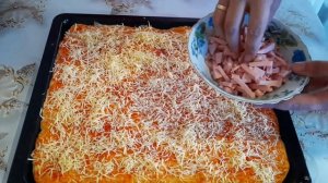 Рецепт вкусной пиццы ?