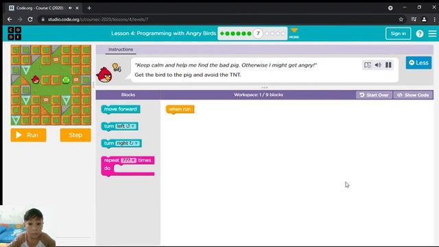 Basic Programming | Code.org | Course C | Lesson 4