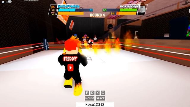 ШОК! ГОПНИК 99 УРОВНЯ ПОКАЗАЛ СВОЮ СИЛУ! НУБ против ПРО | Boxing league Roblox смотреть онлайн