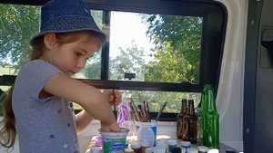 Рисуем на стекле.