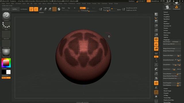 Трюки и подсказки - Panel Loops в программе ZBrush.
