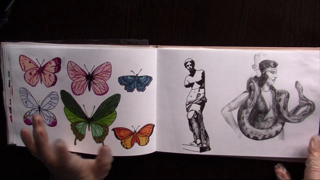 обзор неудачного скетчбука :((( sketchbook review смотреть онлайн