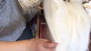 Мастер-класс по прядению пряжи | N6a подготовка шерсти к окрашиванию в батте