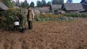 работа на мотоблоке Нева мб2к