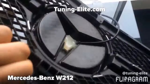 Тюнинг Краснодар Mercedes W212 E 63 решетка радиатора grill light star (tuning-elite.com) смотреть онлайн